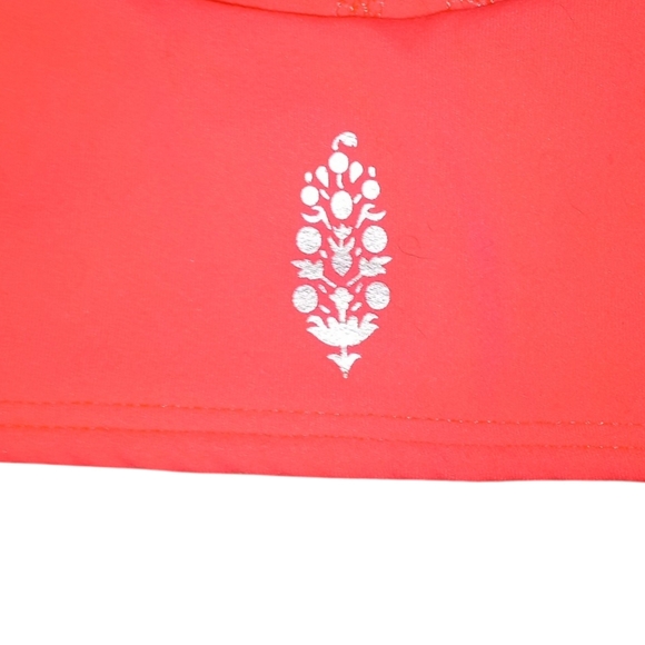 New Free People Movement Sports Bra Neon Coral Size Small - Picture 3 of 3